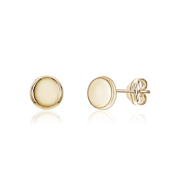 Round Crystal Stud Earrings — Santa Fe Momma Boutique