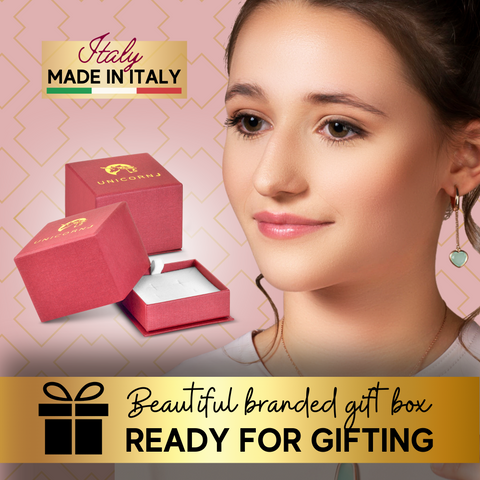 14K Yellow Gold Kids Girls ID Bracelet Cute Unicorn Charm with Pink Enamel Italy