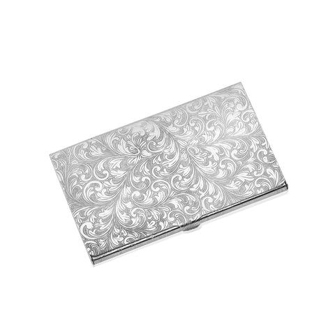 Z.SAMUEL Luxury Sterling Silver 925 Business Card Holder Italy for Men and Women